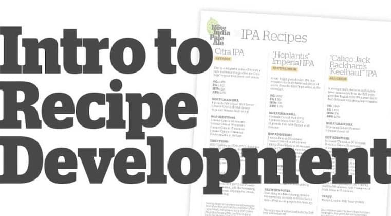Intro to Recipe Development
