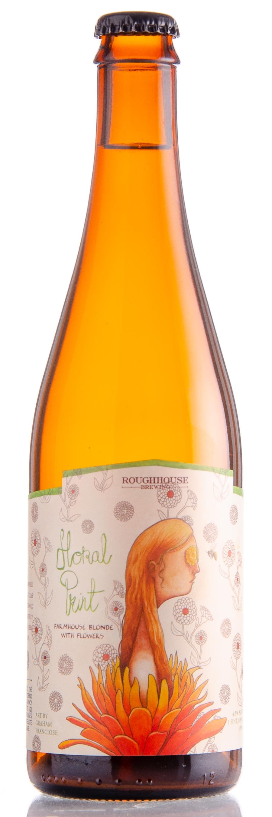 Floral Print - Farmhouse Ale with Flowers