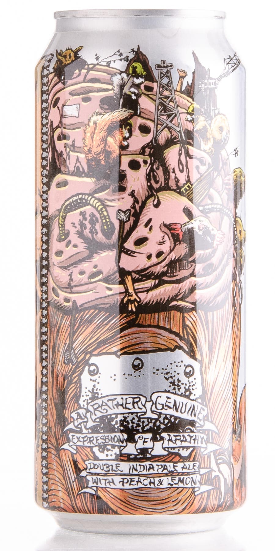 A Rather Genuine Expression of Apathy Double India Pale Ale with Peach & Lemon