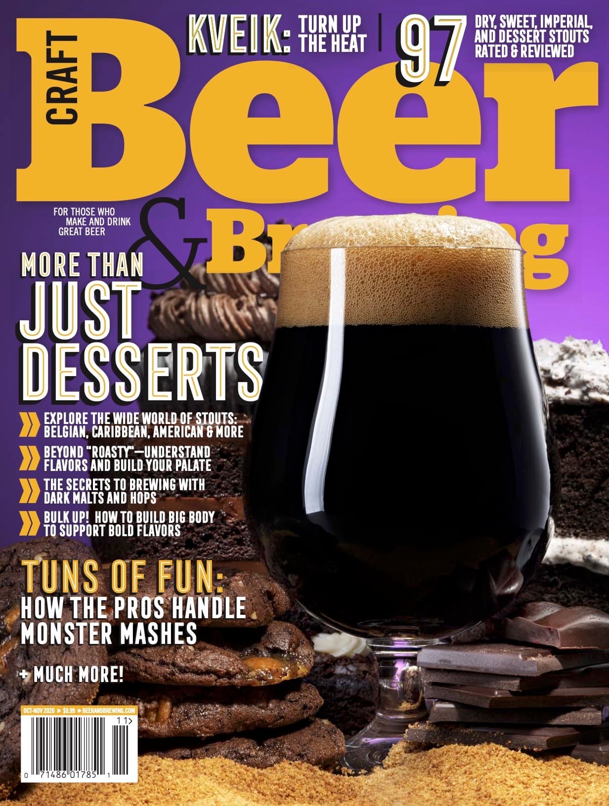 Stout: More than Just Desserts (Oct-Nov 2020) cover