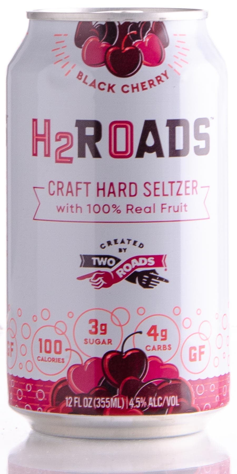 H2Roads Black Cherry Craft Hard Seltzer