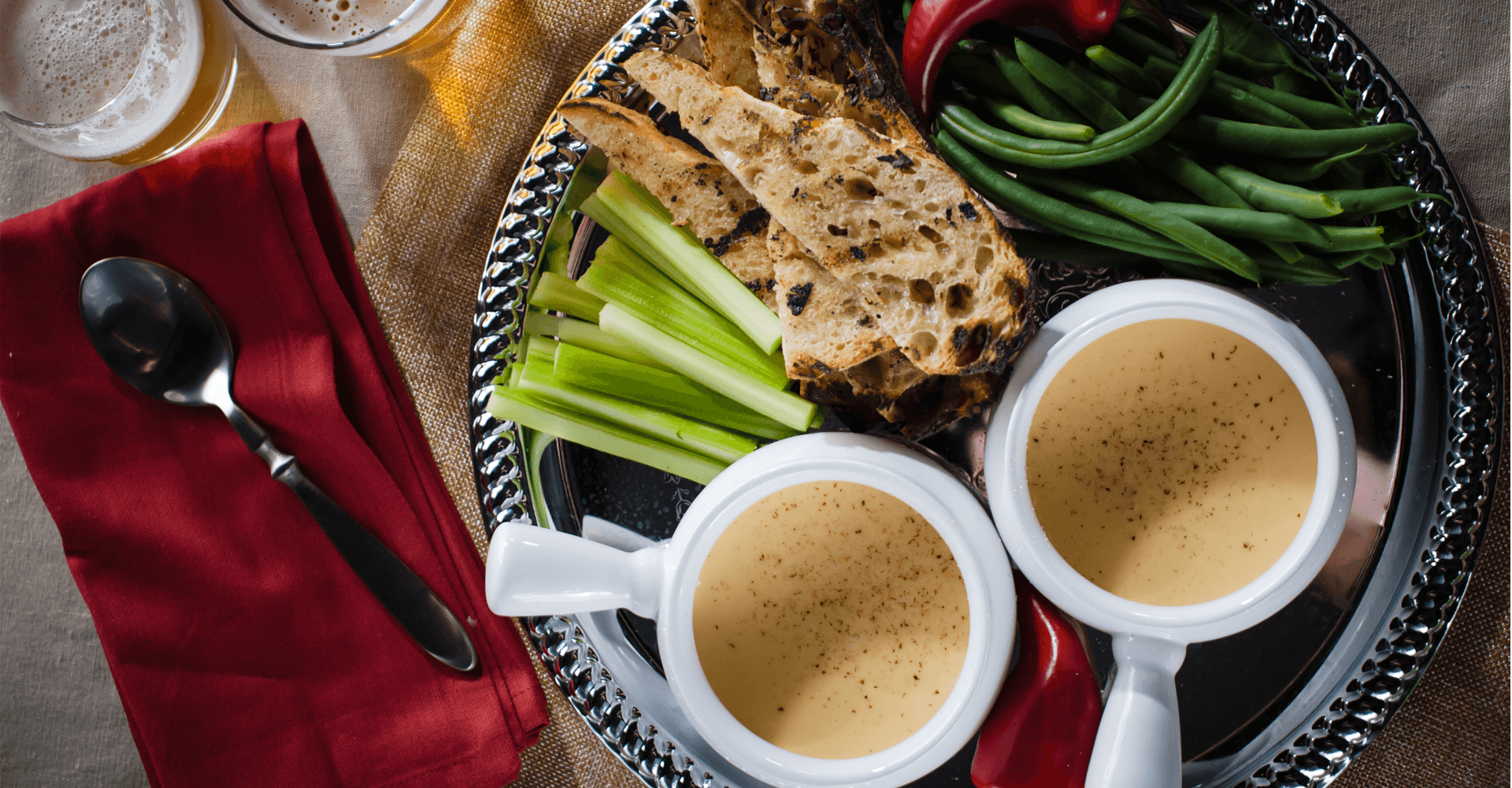 Chili Beer–Cheese Fondue Recipe