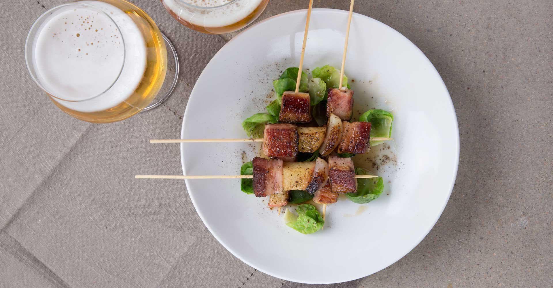 Crispy Pork Belly Skewers Recipe