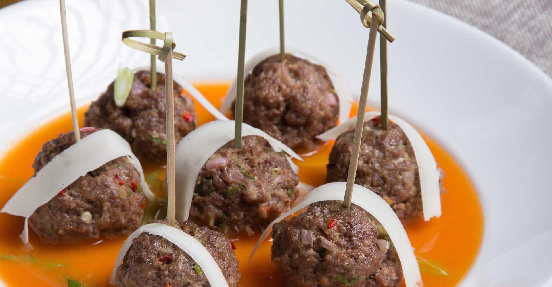 Lamb Meatballs in Beer-Tomato Broth Recipe