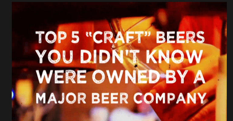 Craft Beer Conspiracies