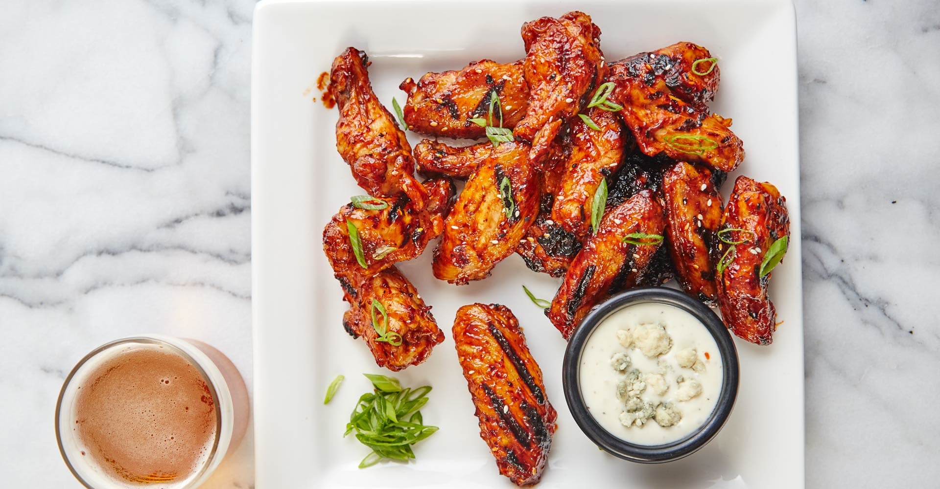 IPA Sriracha Chicken Wings Recipe