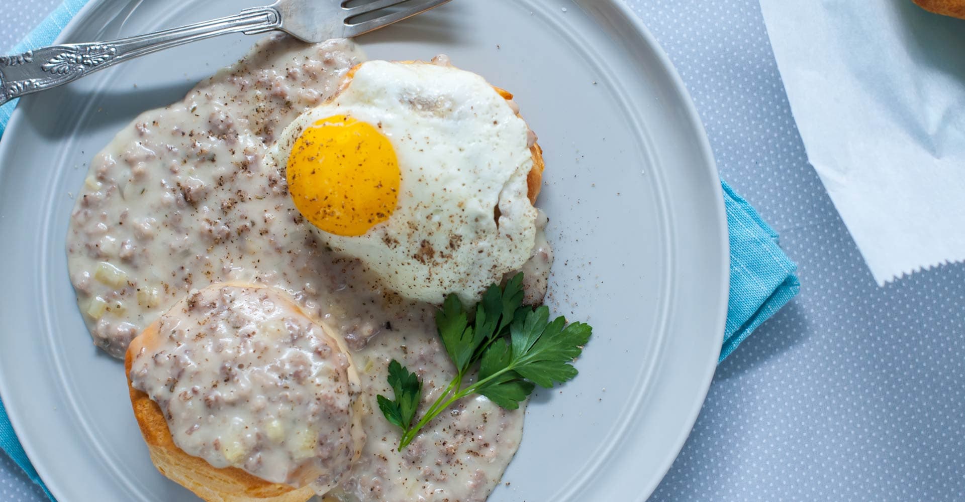 Biscuits and Porky Beer Gravy Recipe