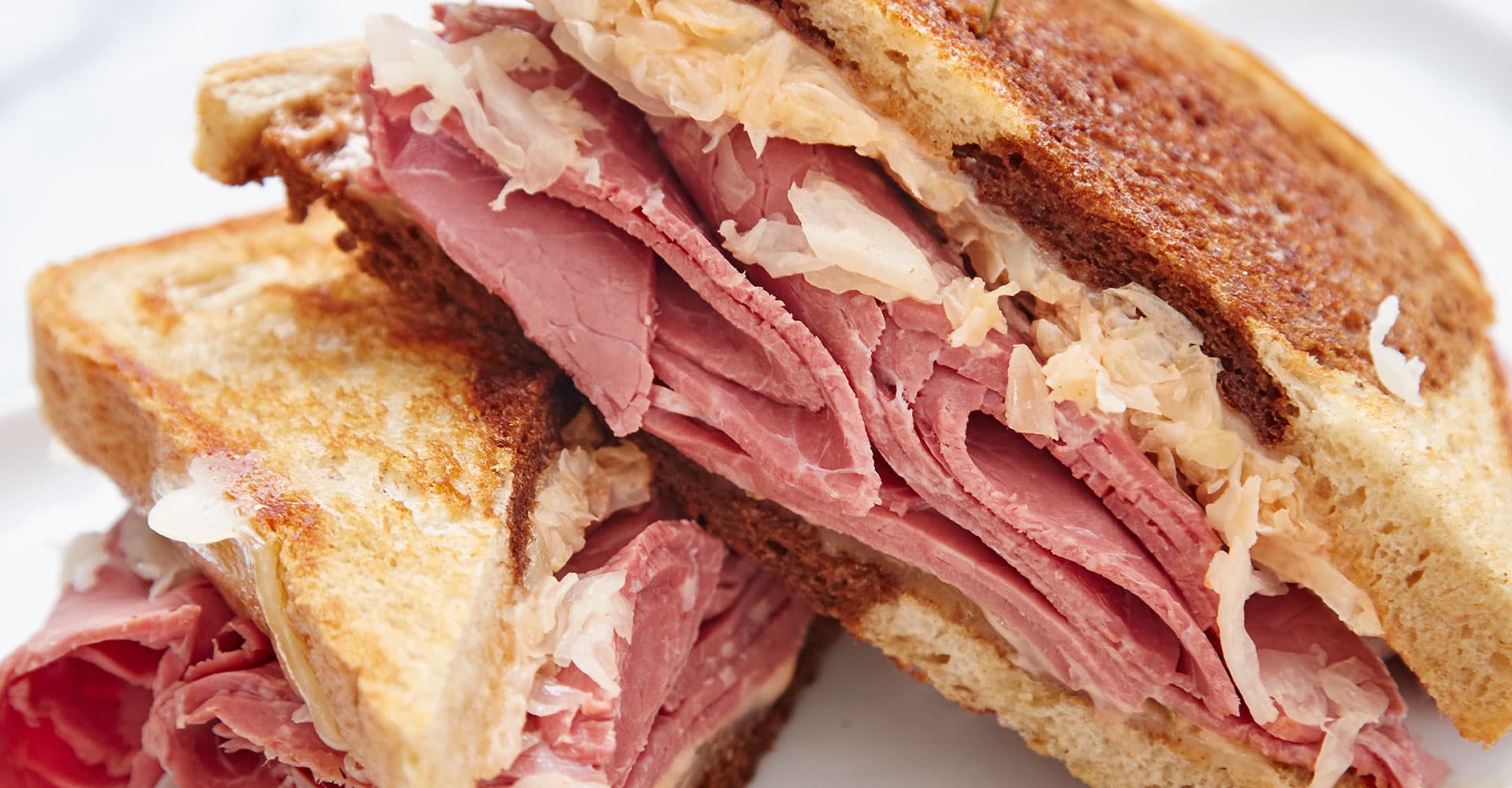New York Reuben with Ale‑Soaked Kraut Recipe