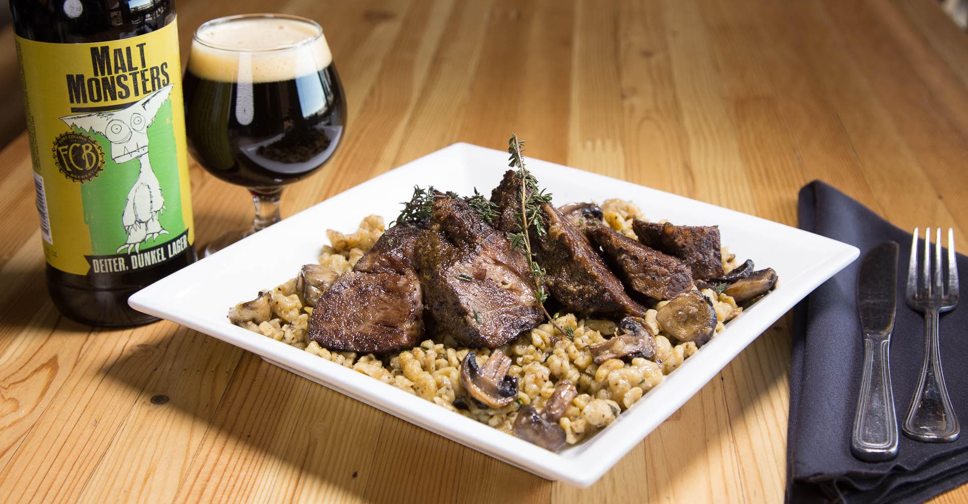 A Collaboration of Craft Beer and Savory Food