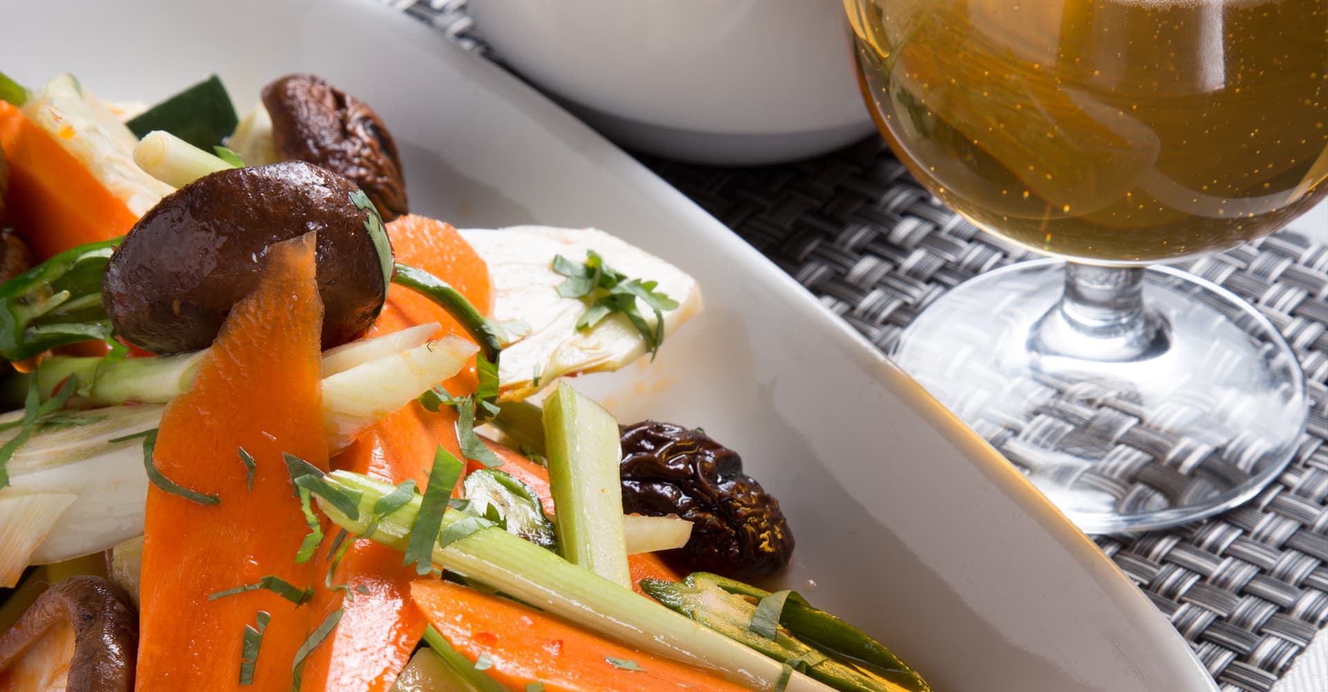 Vegetable Crudités with White Rascal Nuoc Cham Recipe