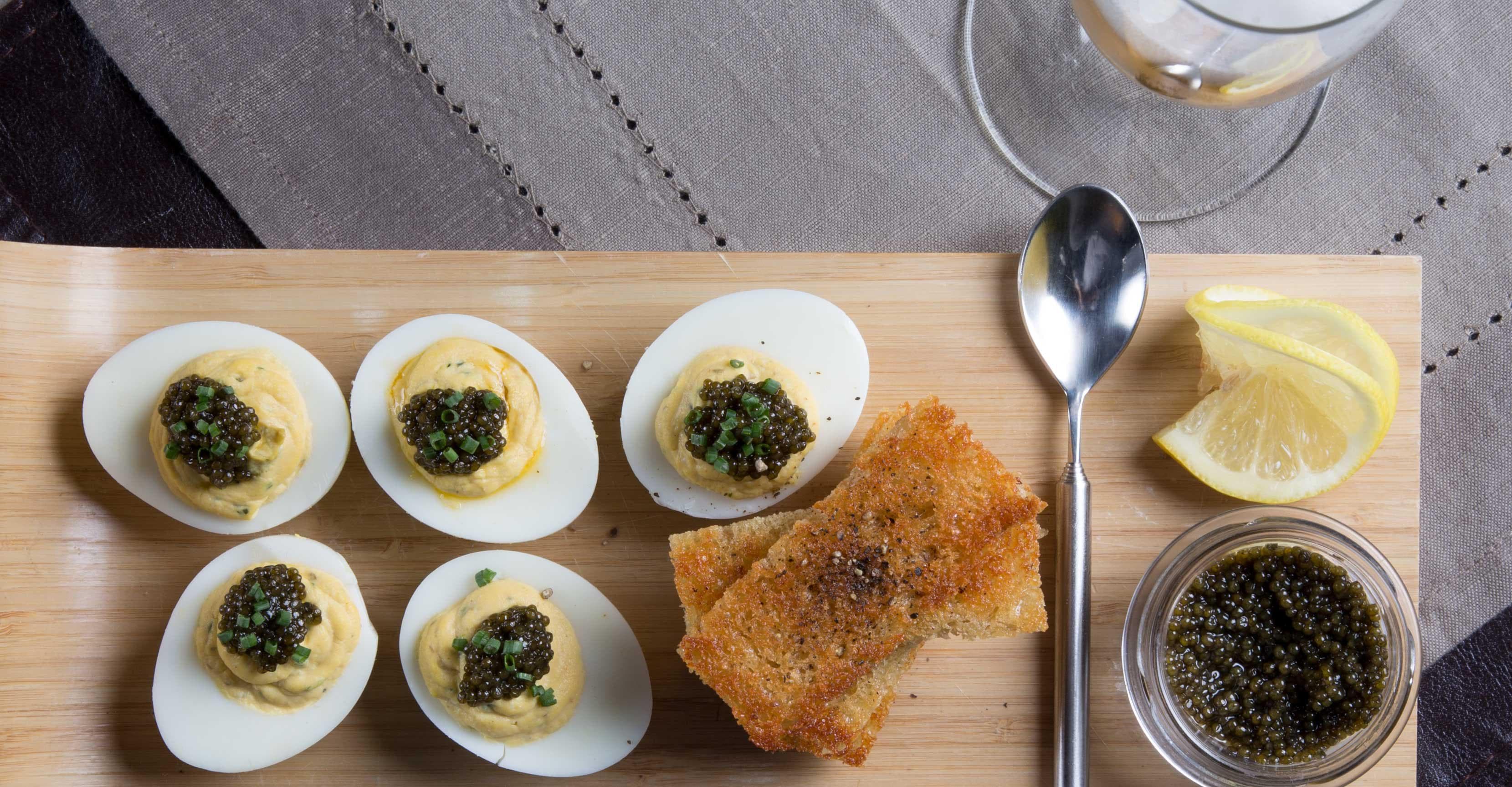 Caviar Deviled Eggs Recipe