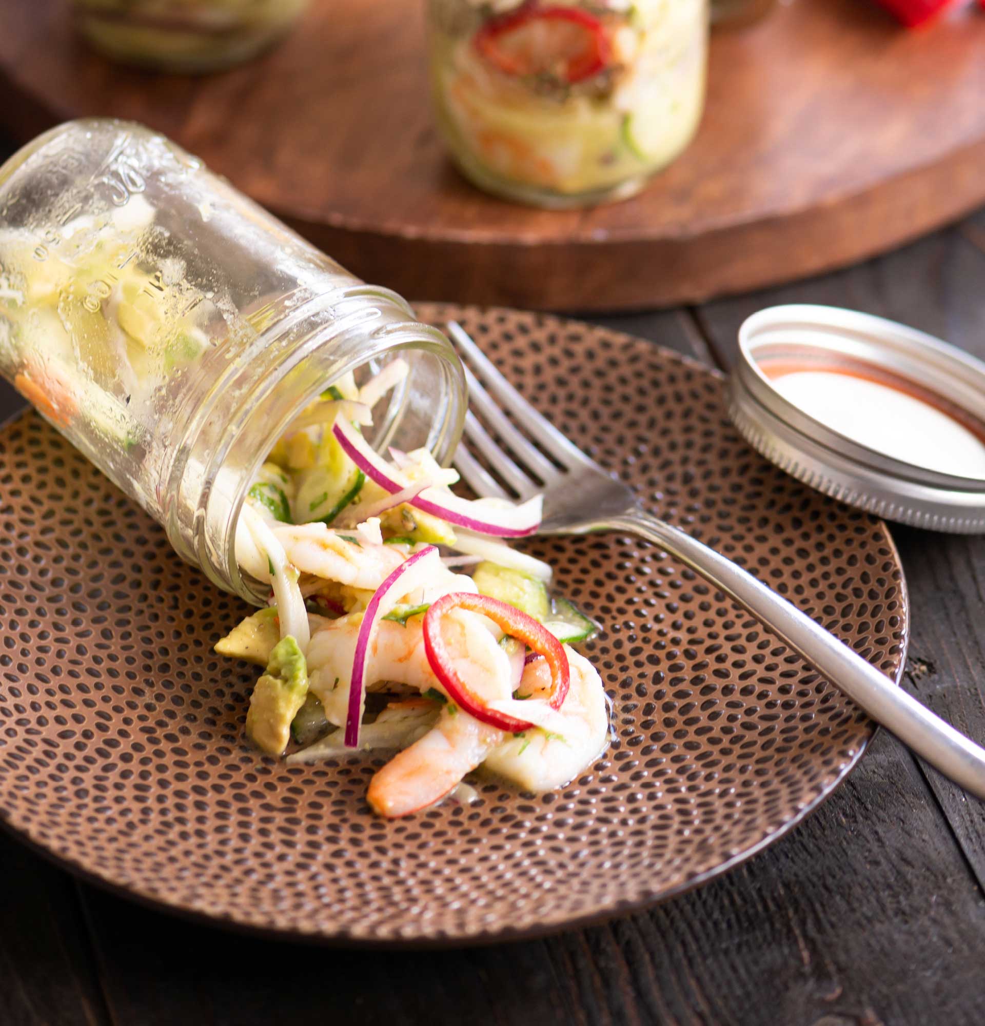 Cooking With Sour Beer: Shrimp Salad in a Jar