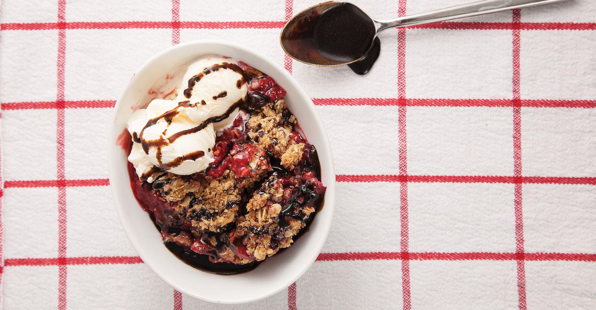 Bourbon-Barrel-Aged Stout Fruit Crumble Recipe