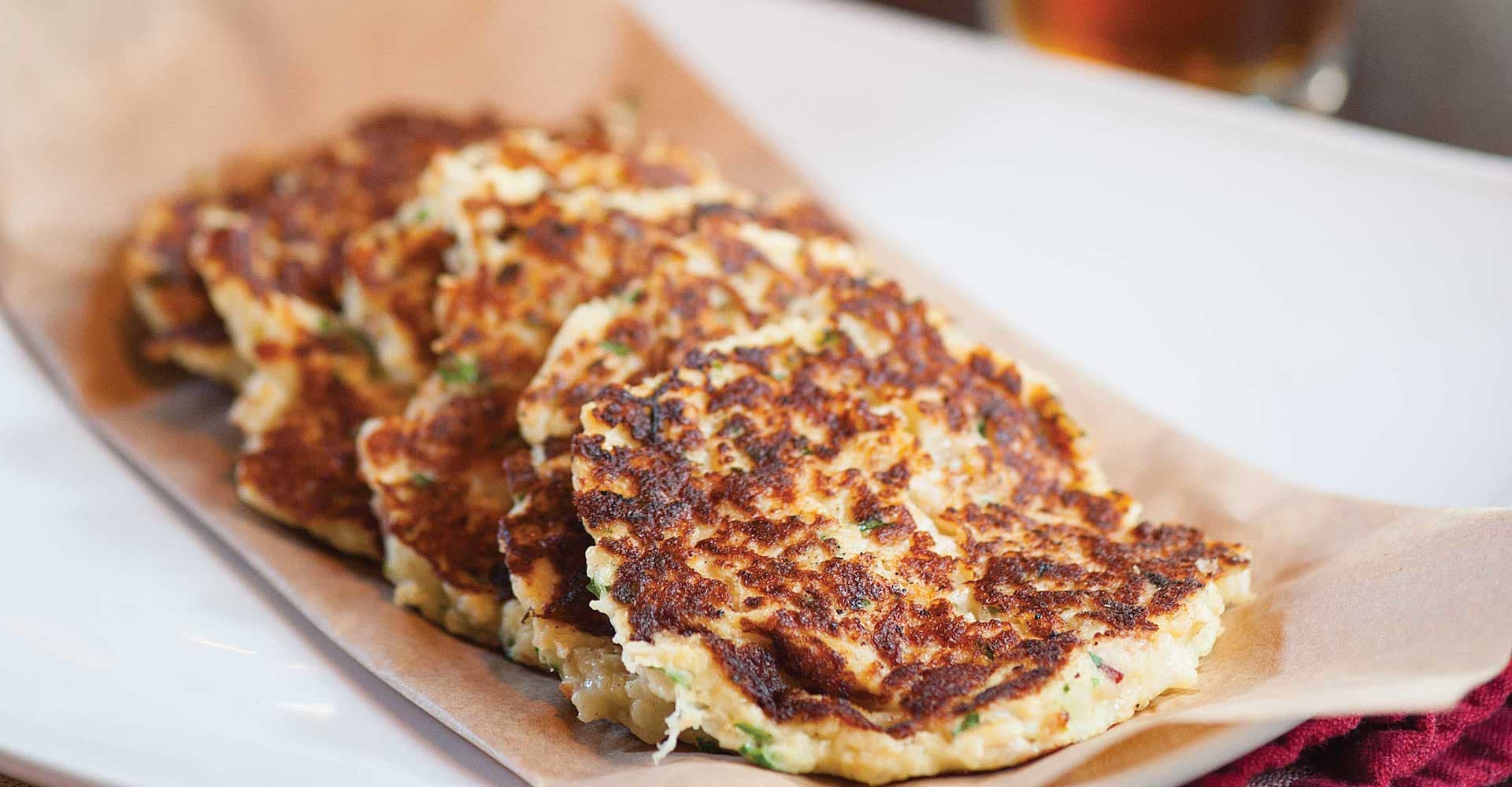 Cauliflower-Bacon Fritters Recipe
