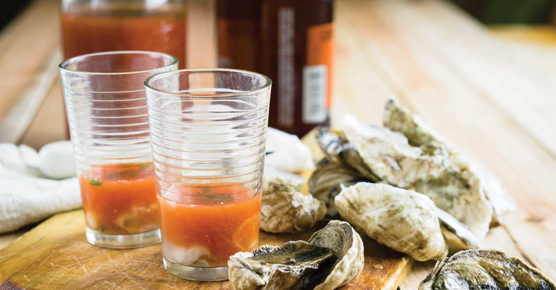 Spicy Red Bock Beer Oyster “Shooters” Recipe