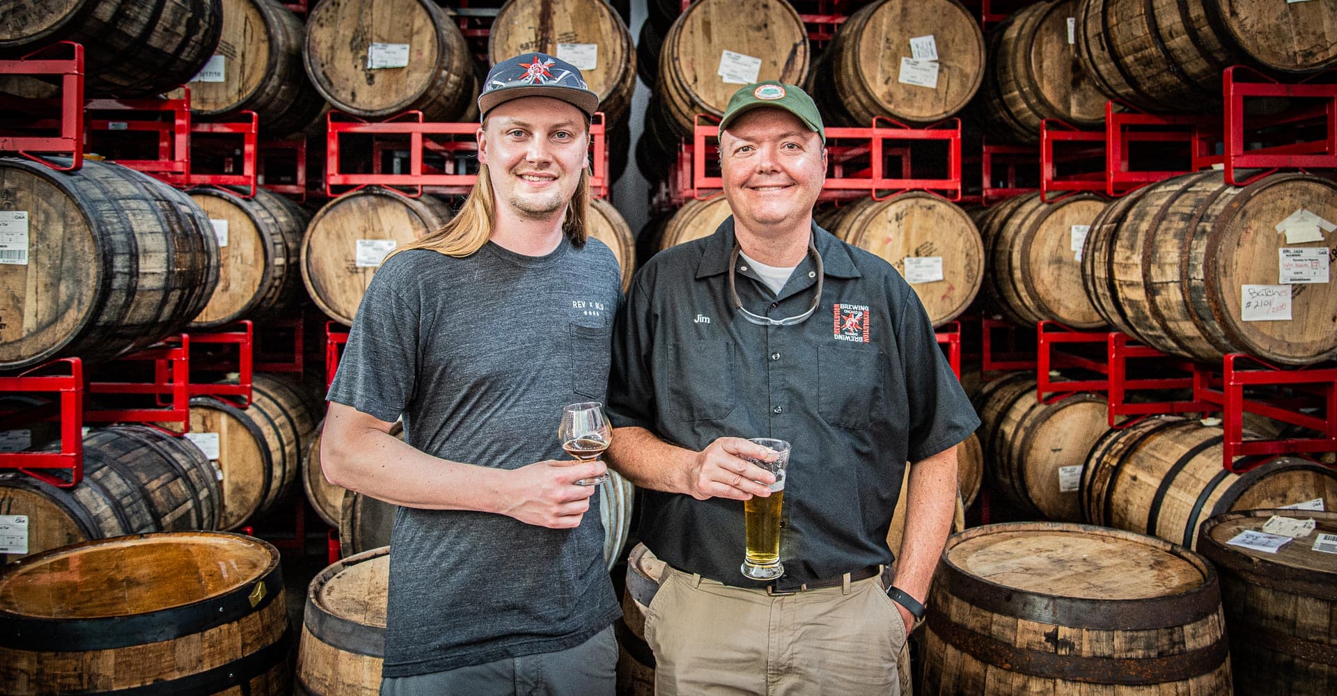 Podcast Episode 98: Revolution Brewing’s Jim Cibak and Marty Scott: Intentional Brewing and Aging for Blending Barrel-Aged Beers