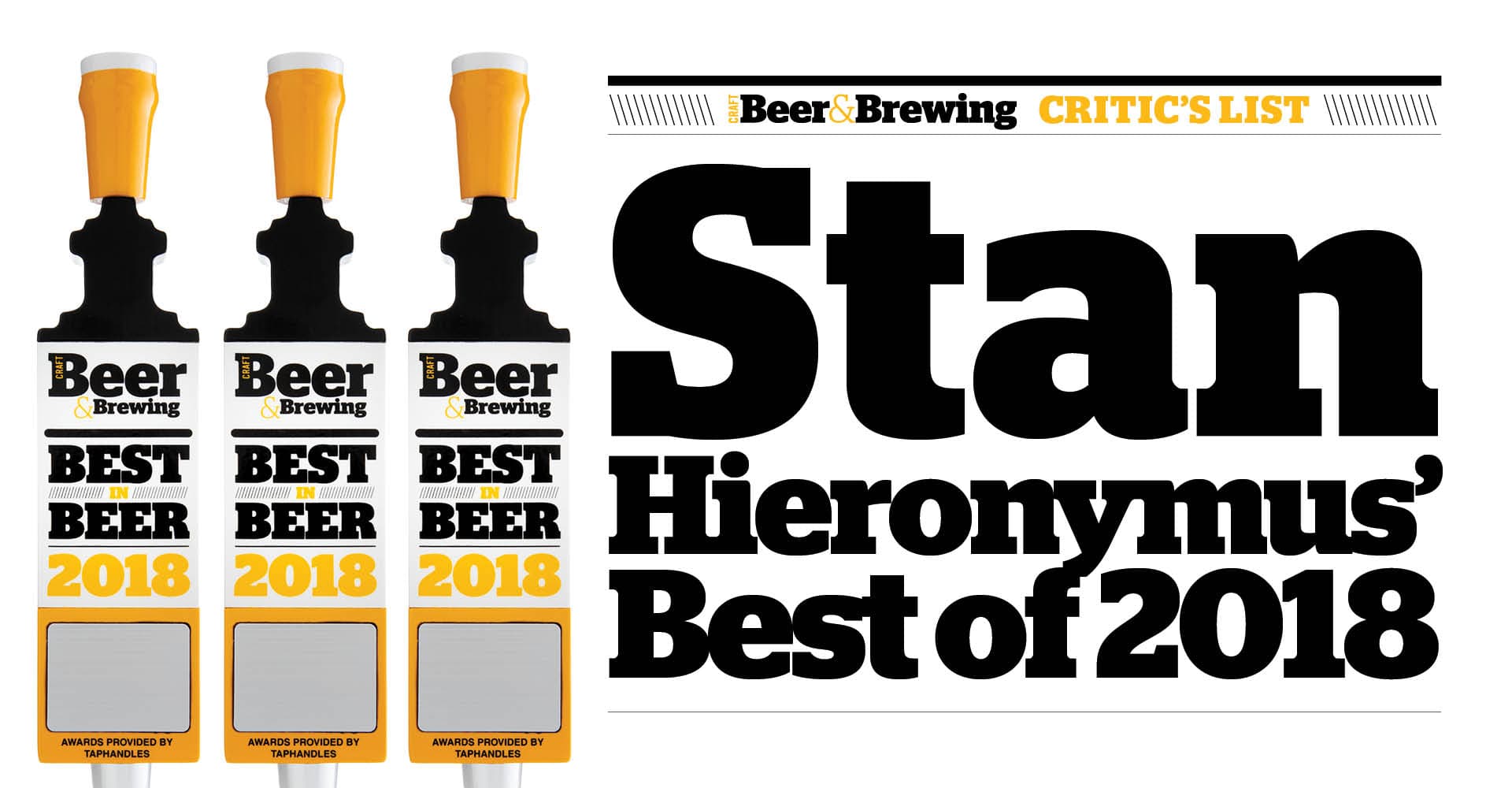 Stan Hieronymus’ Best of 2018