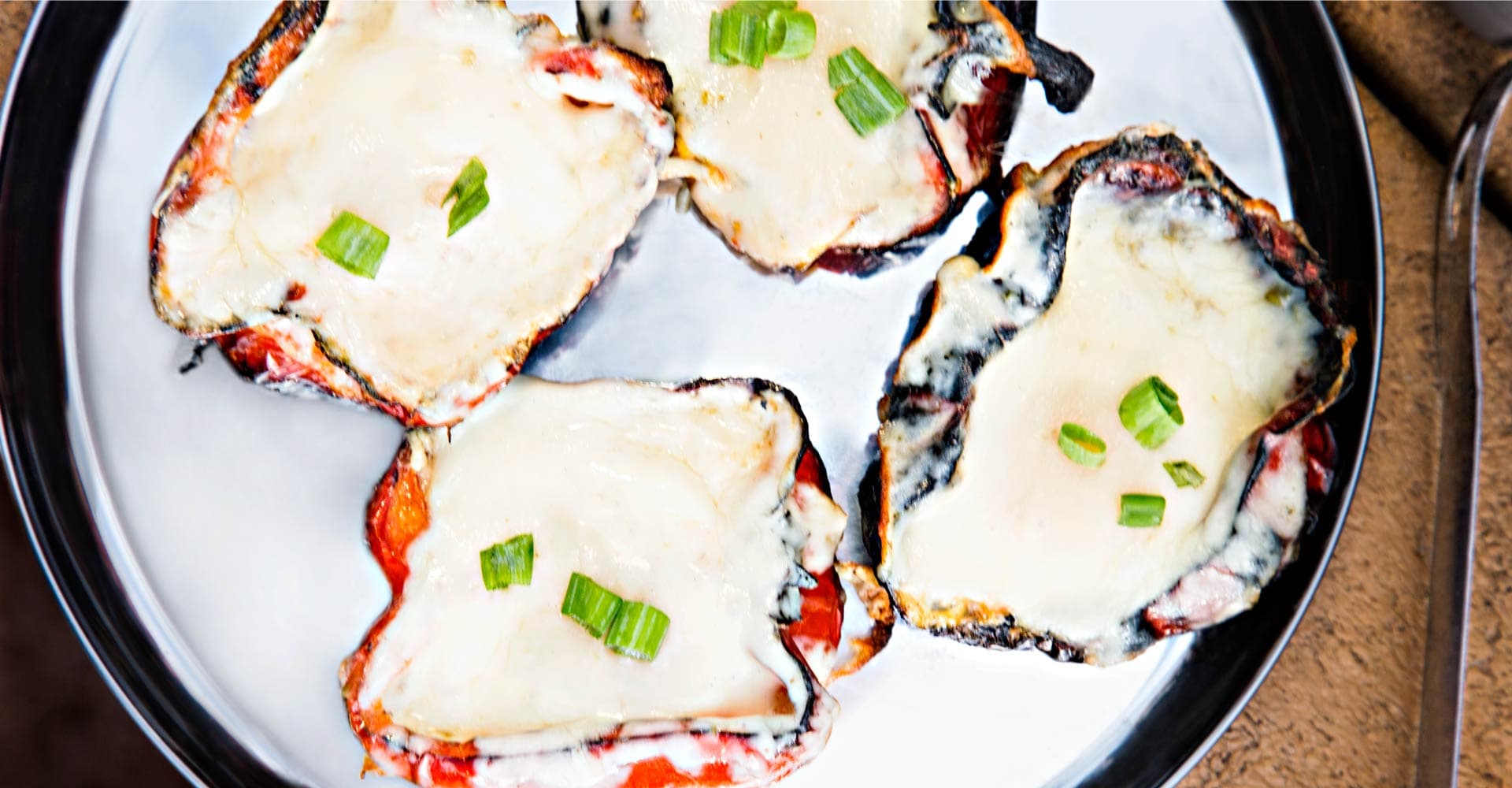 Grilled Pepper with Beer‑Poached Eggs Recipe