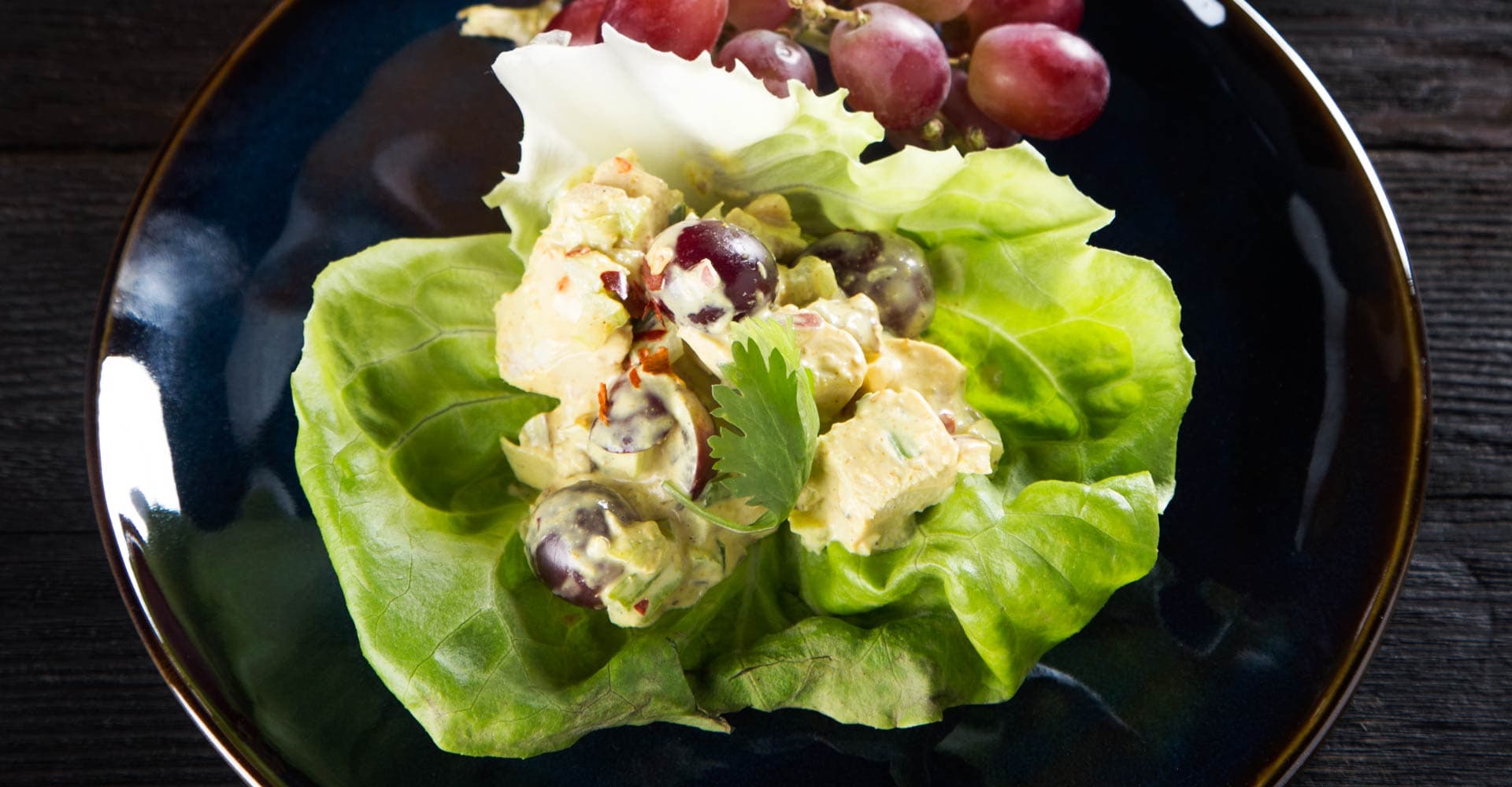 Coconut Porter Curry Chicken Lettuce Wraps Recipe