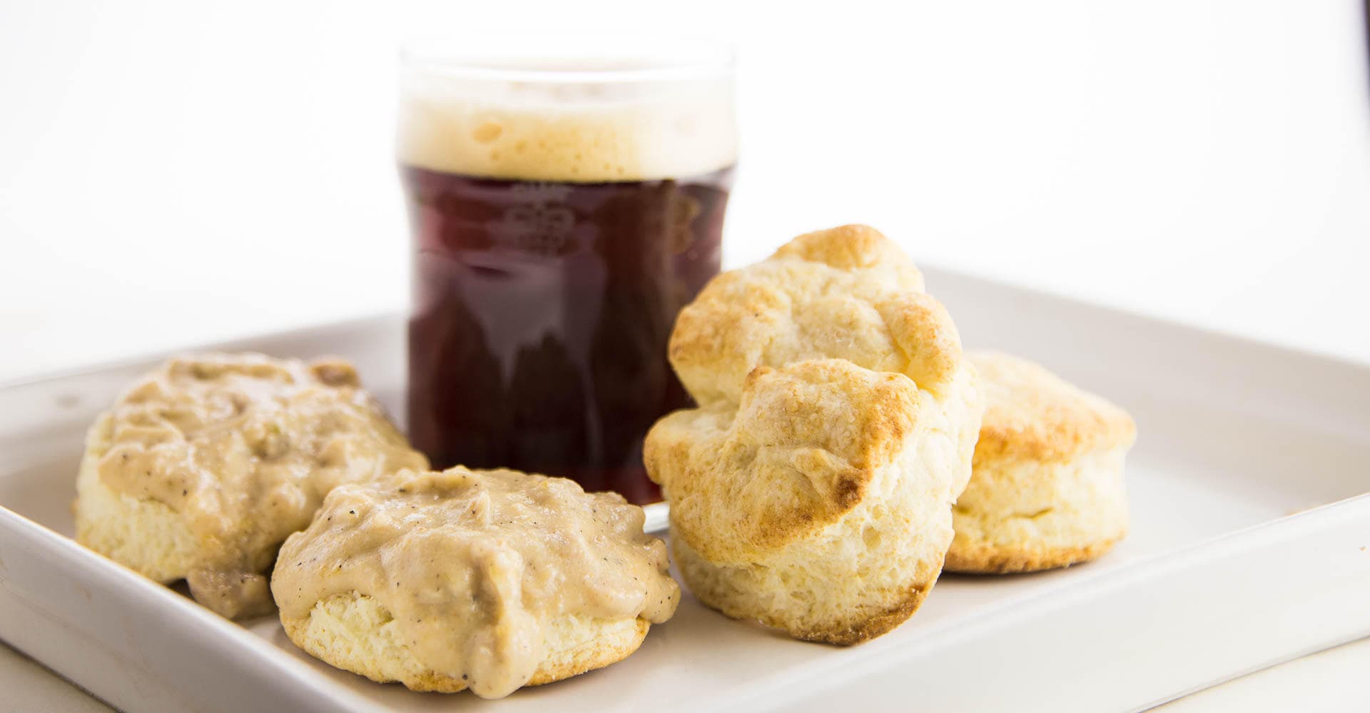 Beer For Breakfast: Biscuits and Gravy + Oatmeal Stout