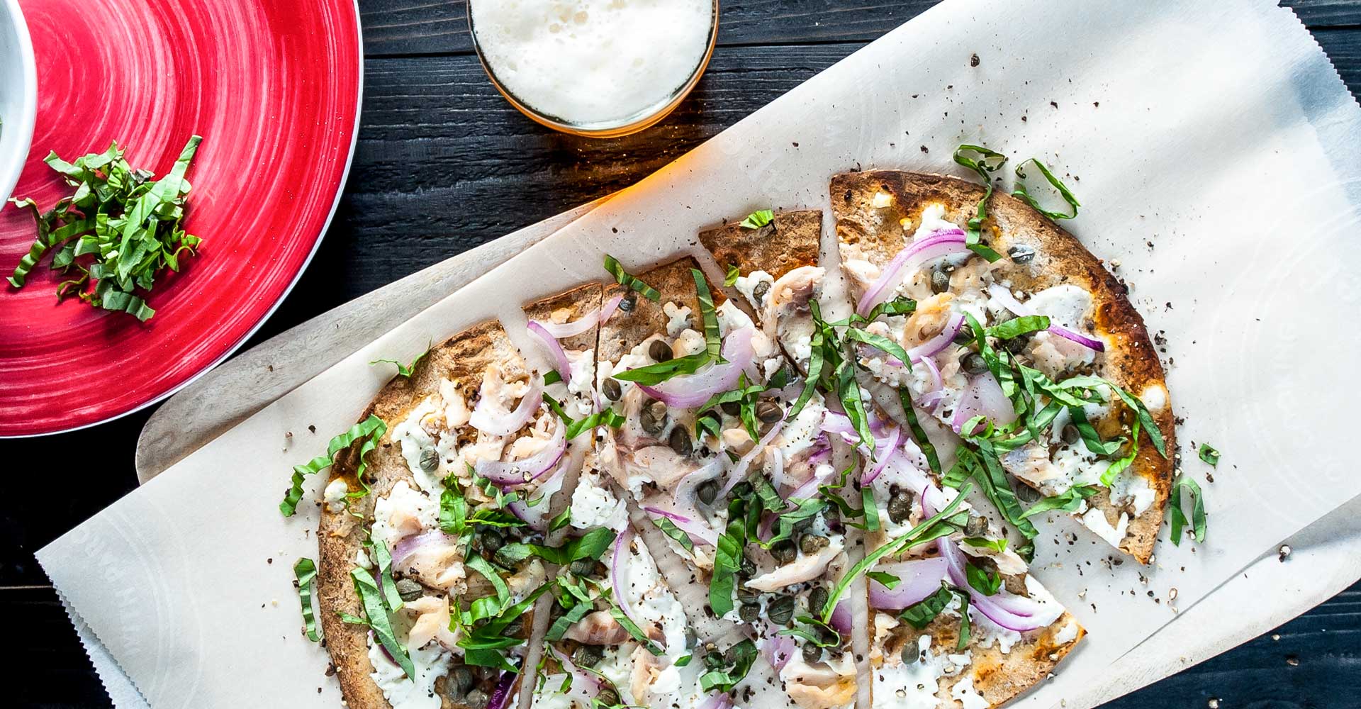 Smoked Trout Flatbread Recipe