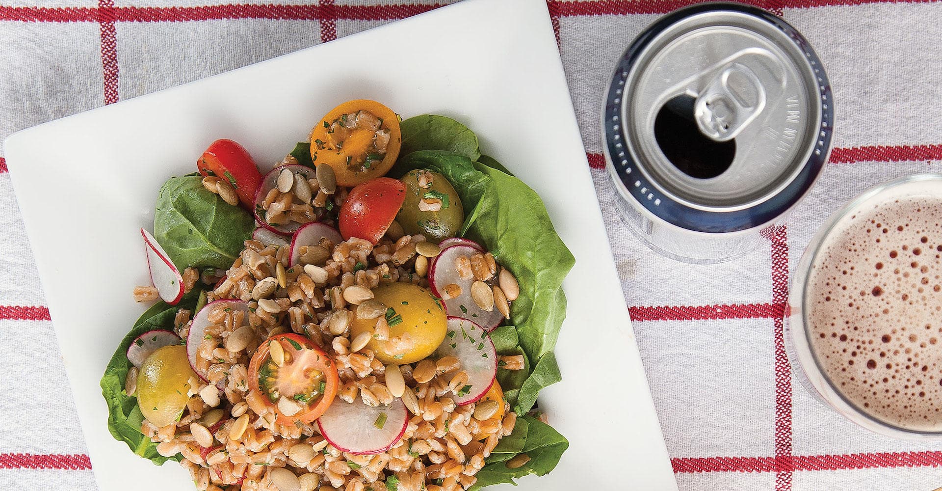 Rustic Wheat Grain (Farro) Salad Recipe