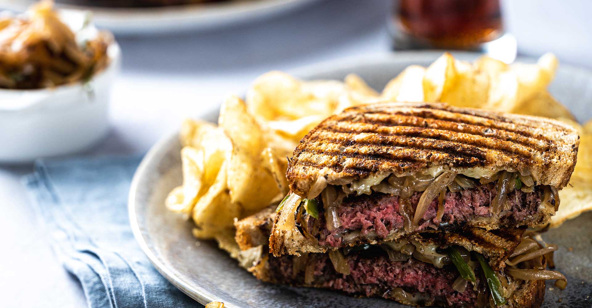 Cooking with Rye Beer: Roast Jalapeño Buffalo Patty Melt