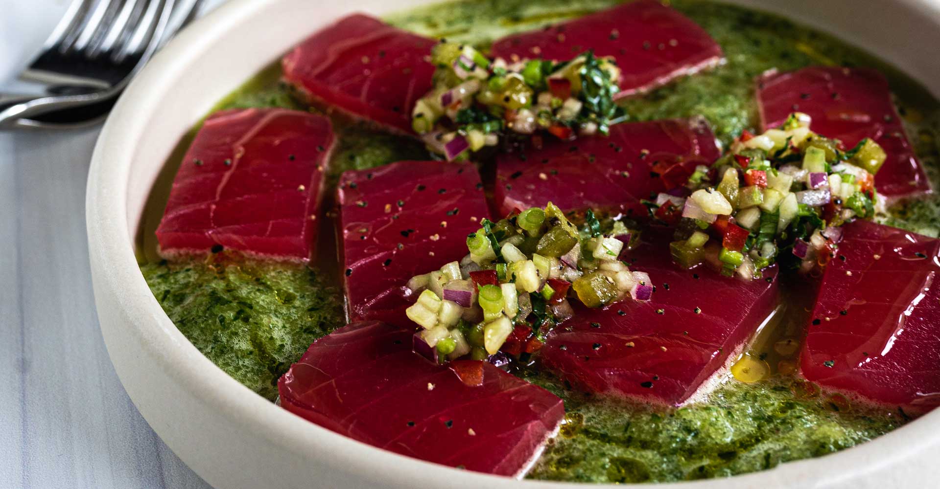 Cooking with IPA: Ahi Tuna Aguachile