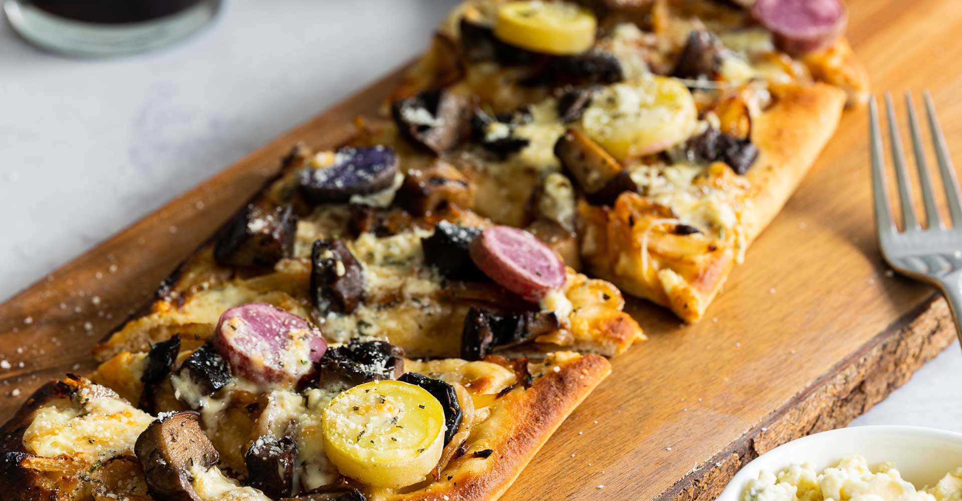 Cooking With Stout: Portobello Mushroom Flatbread