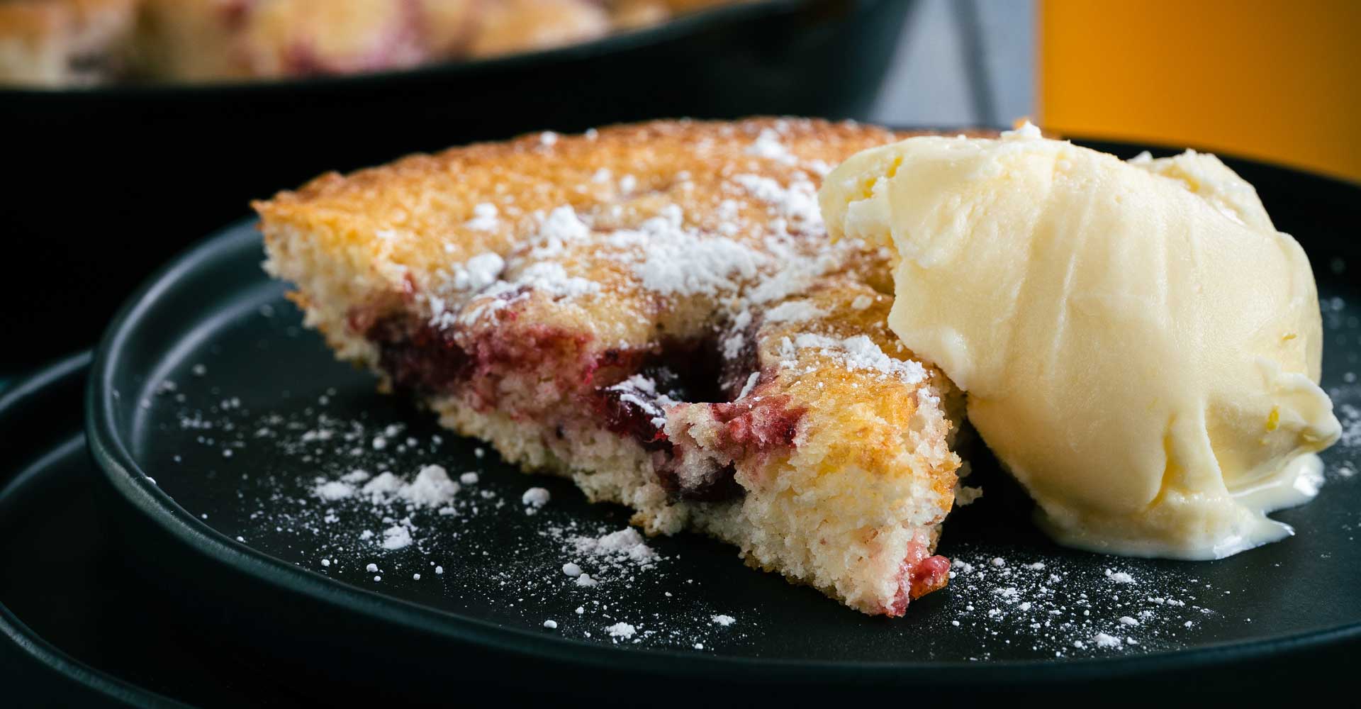 Cooking with Beer: Cranberry Cobbler with Lemon Ice Cream