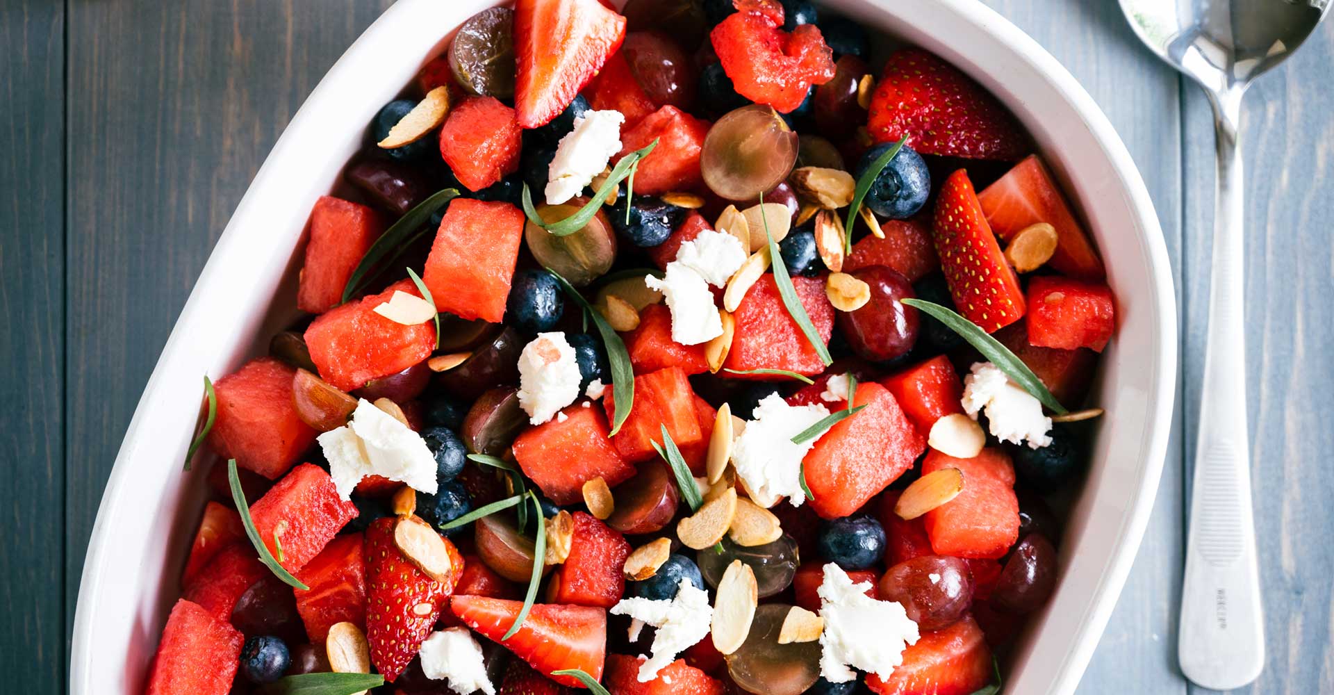 Cooking with Gose: Fruit Salad with Goat Cheese