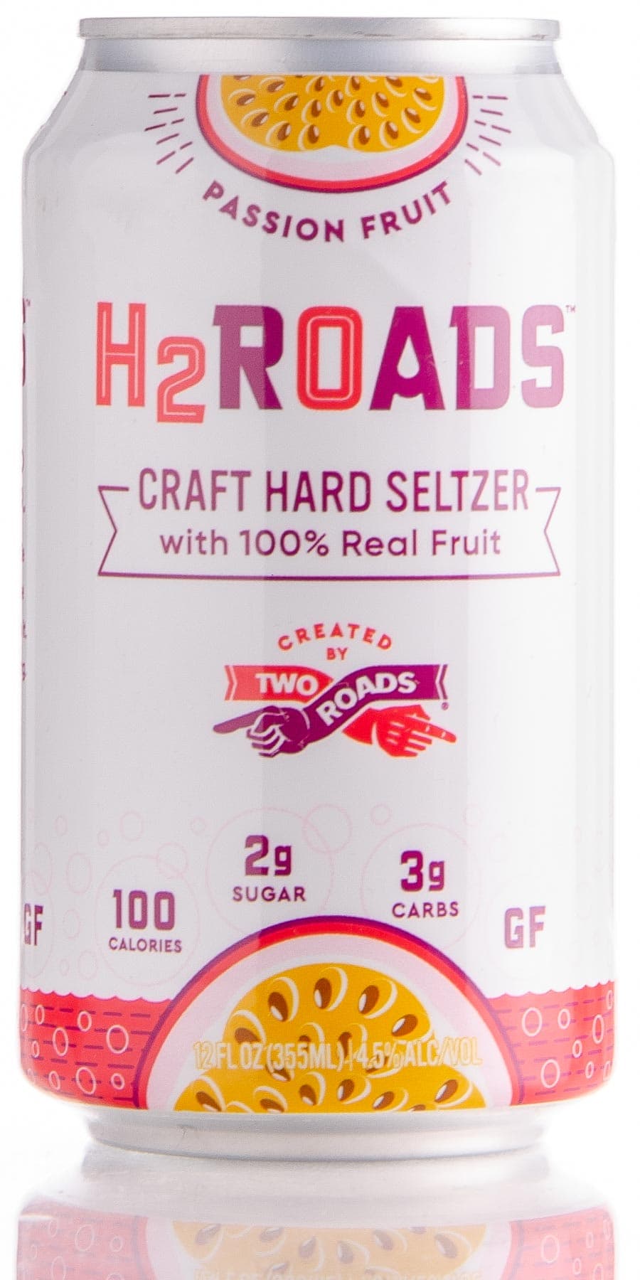 H2Roads Passion Fruit Hard Seltzer