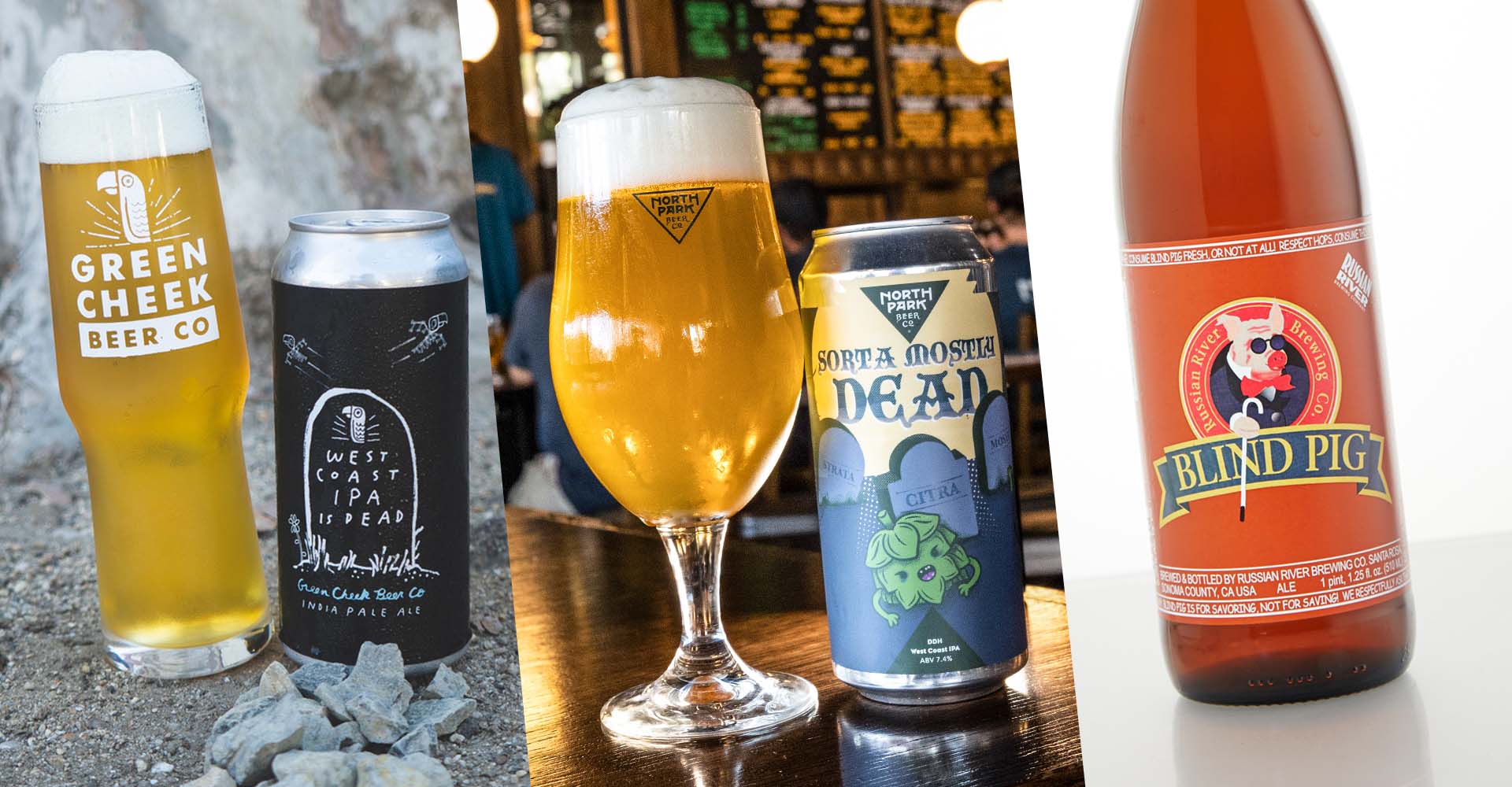 Podcast Episode 286: West Coast IPA Now! With North Park, Green Cheek, and Russian River