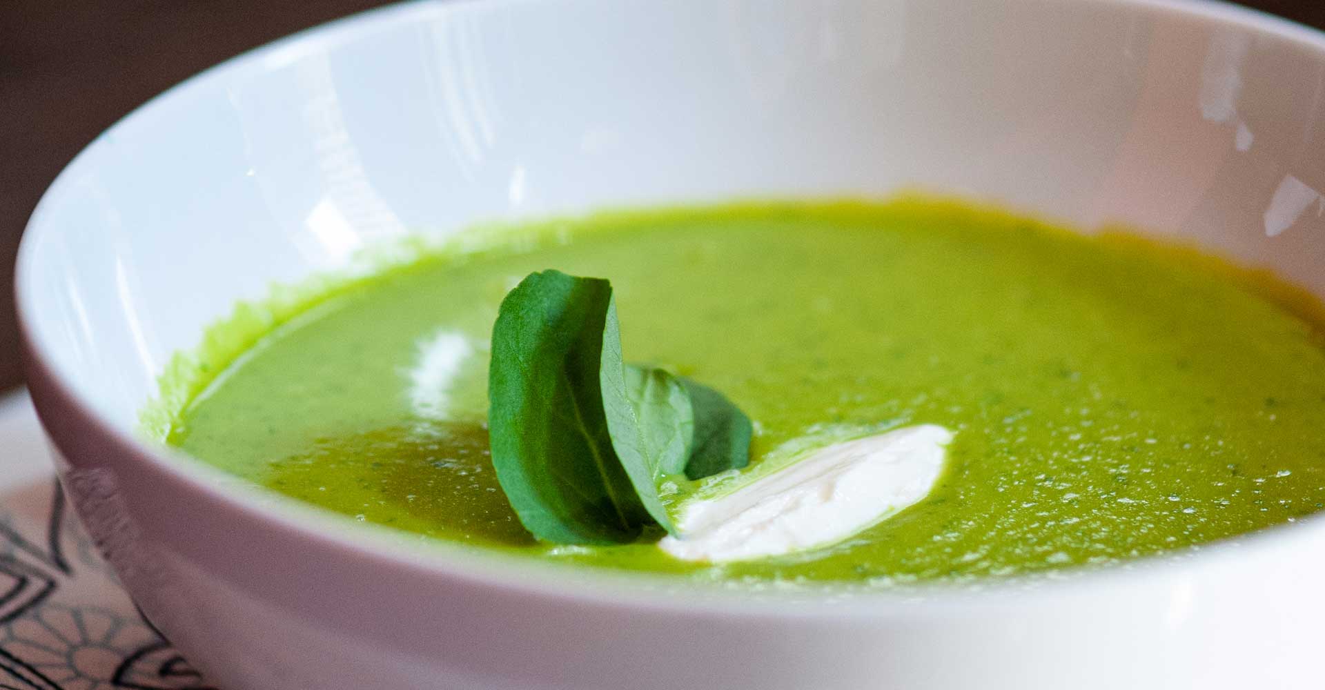 Cooking with IPA: English Pea, Watercress, and Mint Soup