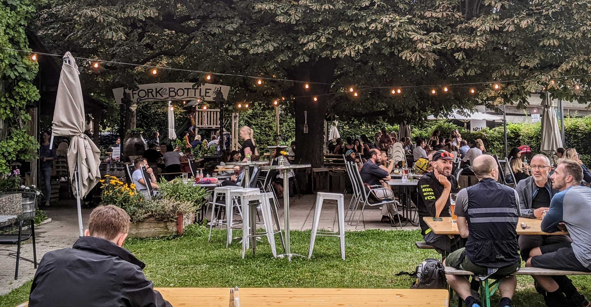 It’s a Swiss Craft Beer Garden Party at Zurich’s Fork & Bottle