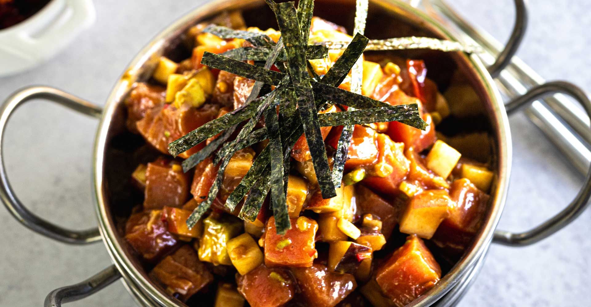 Cooking with Beer: Palisade Peach Tuna Poke