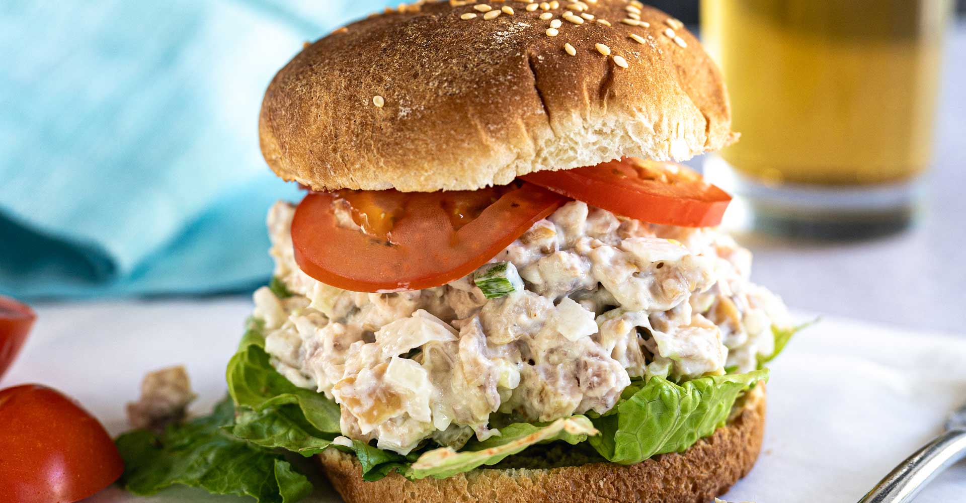 Cooking with Märzen: Smoked Trout–Salad Sandwich