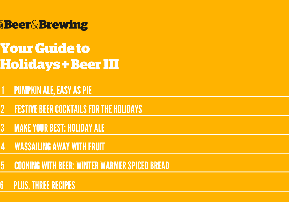 Holidays + Beer III
