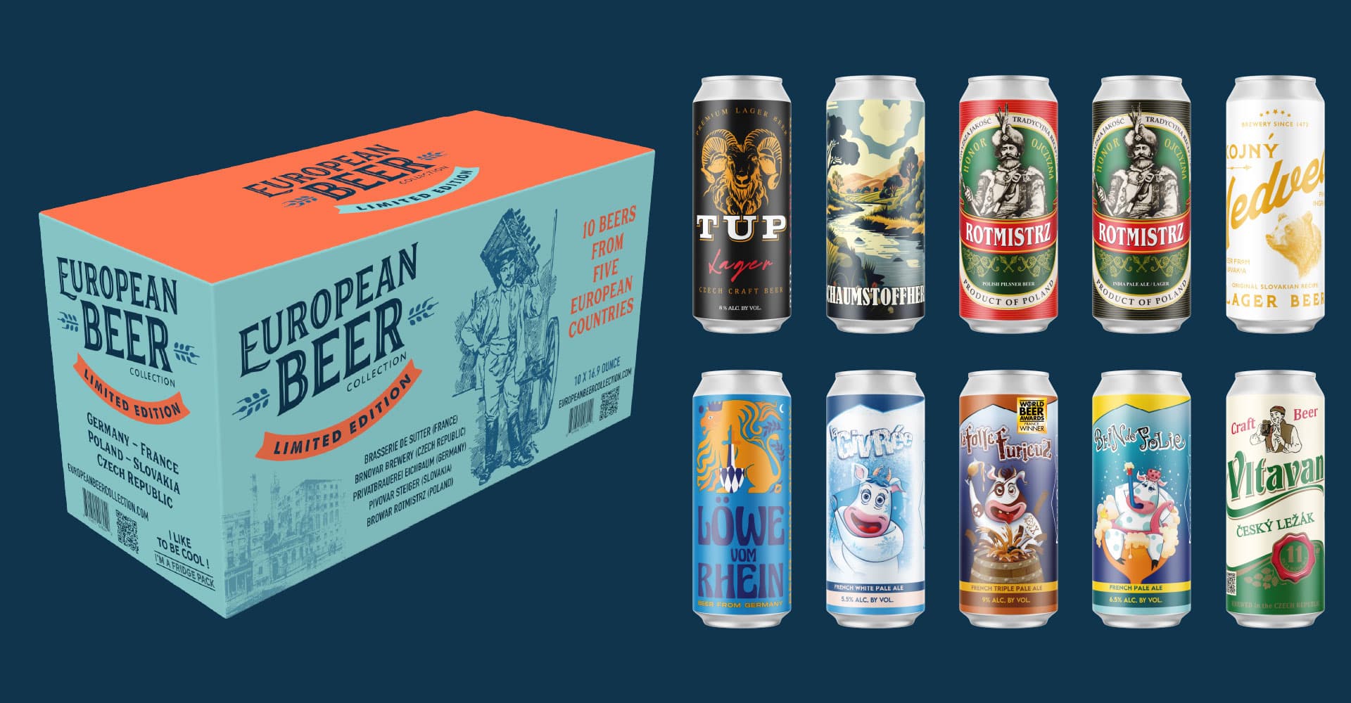 European Beer Collection: 500 Years of History in One Box