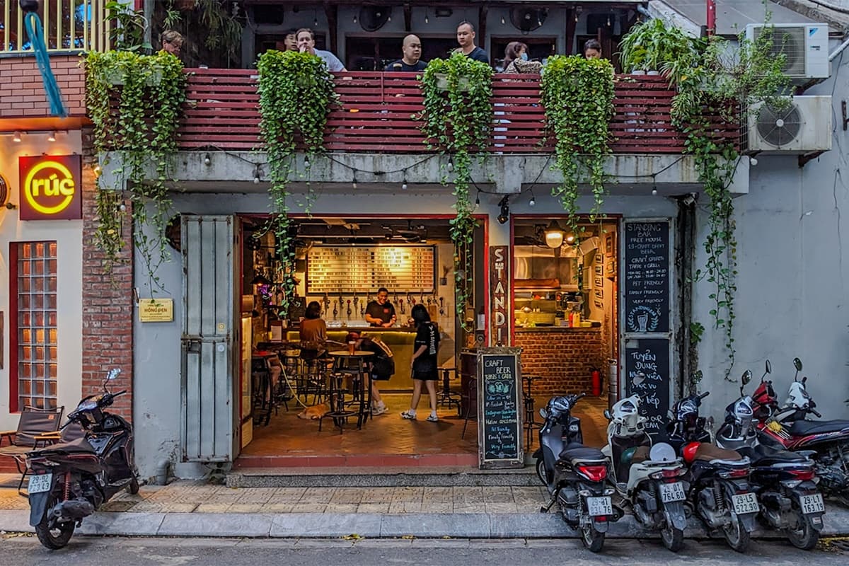 Hanoi’s Standing Bar Has Lake Views, Tasty Snacks, and Lots of Local Craft Beer