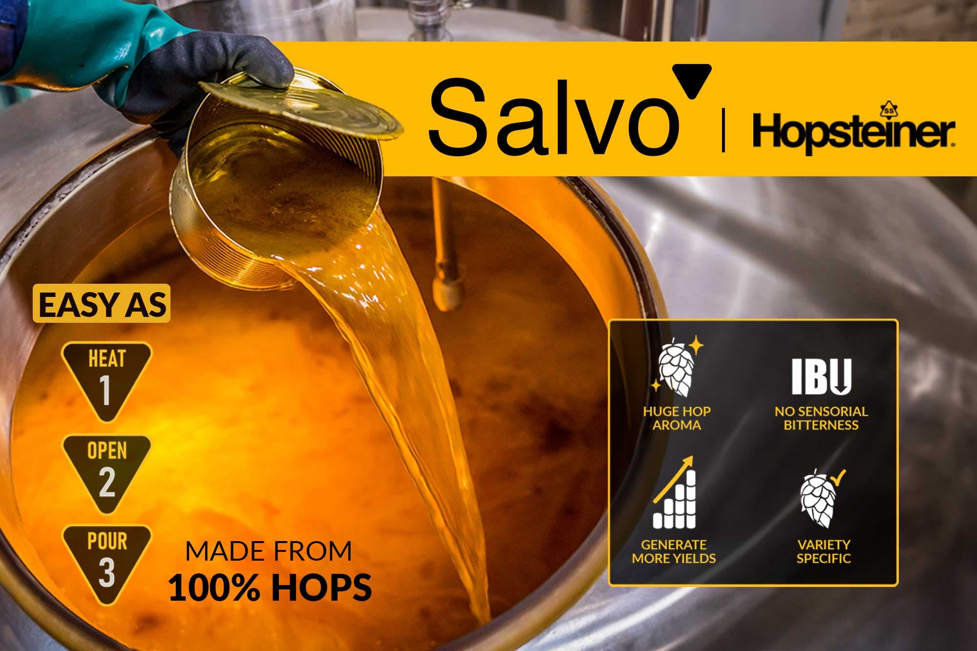 Enhanced Hop Flavor Made from 100% Hops