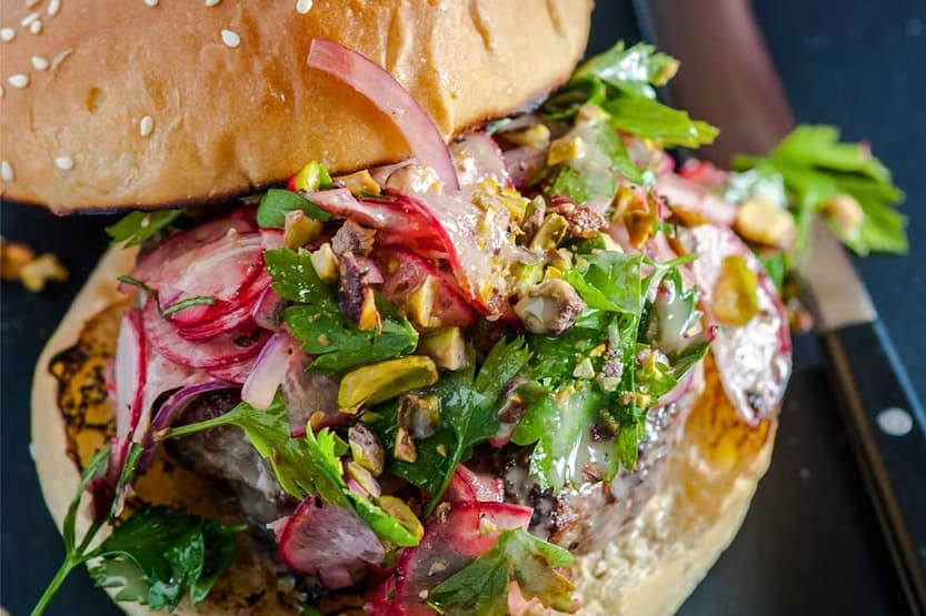 Cooking with Beer: Dubbel Spiced Lamb Burgers