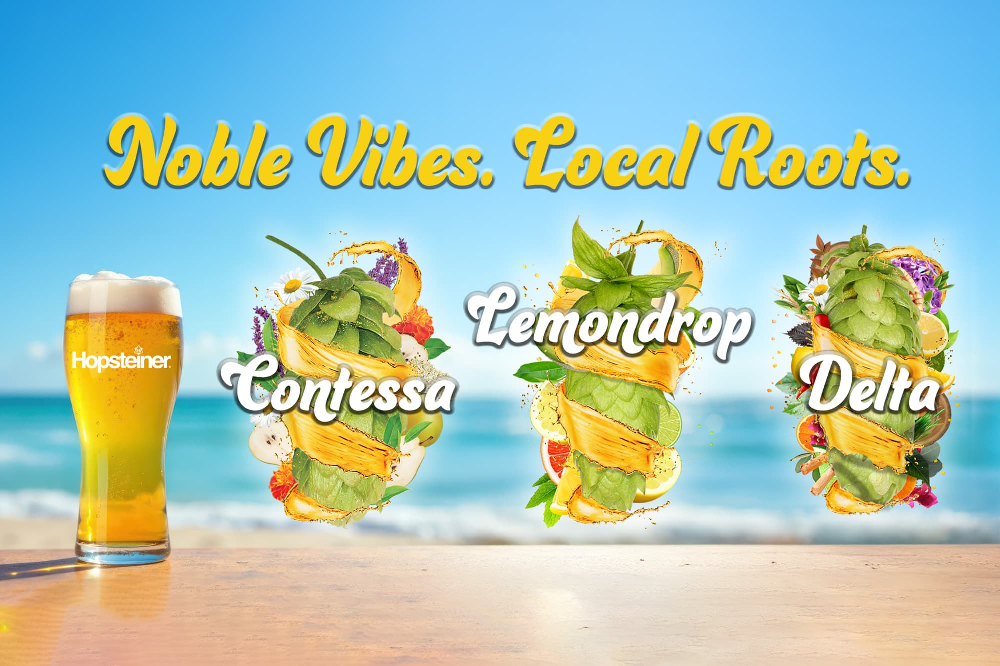 Noble Vibes. Local Roots. The Perfect Pairing for Your Lager Tank.