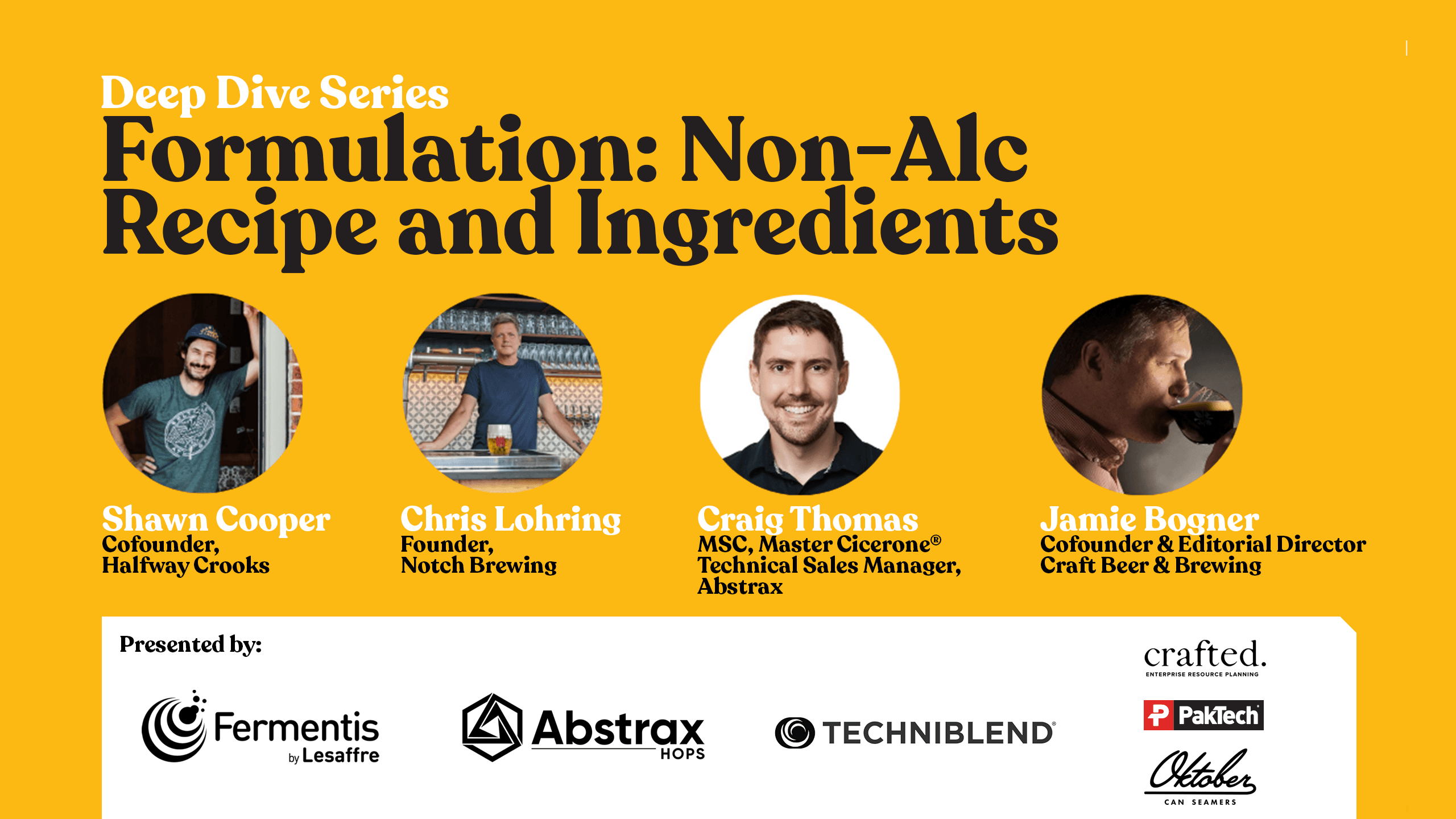 Formulation: Non-Alc Recipe and Ingredients