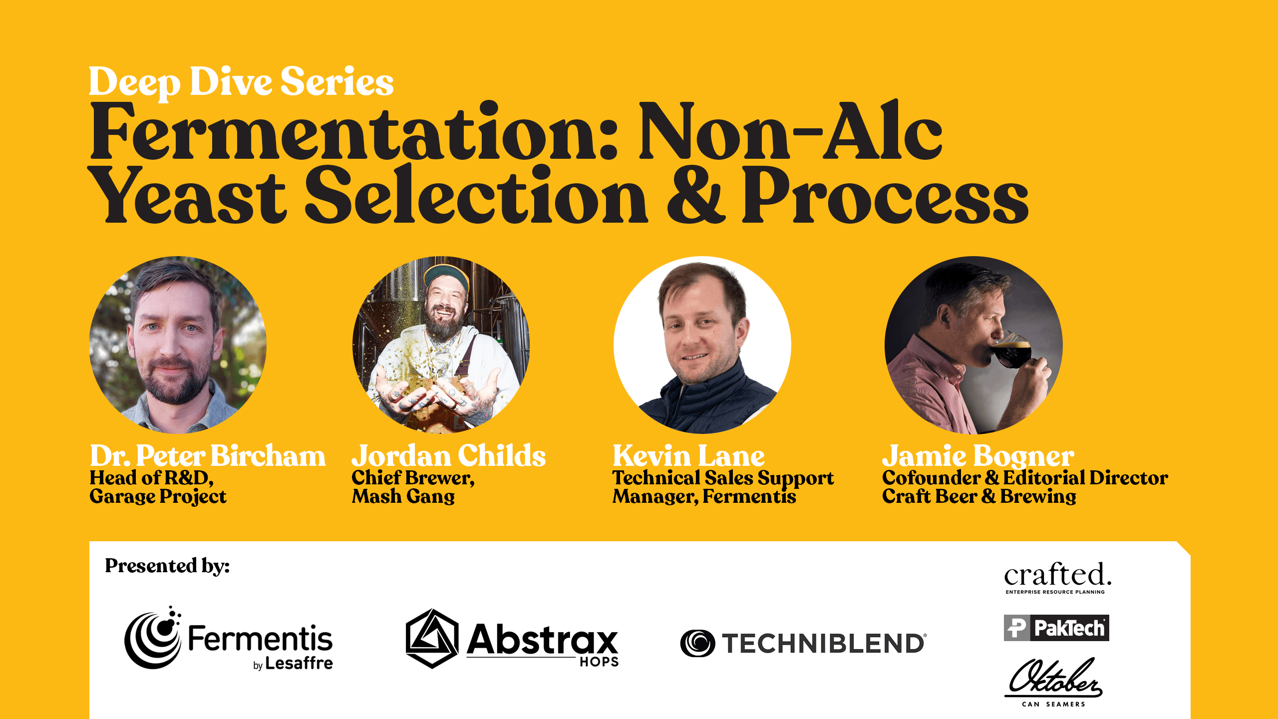 Fermentation: Non-Alc Cold Side Yeast Selection & Process