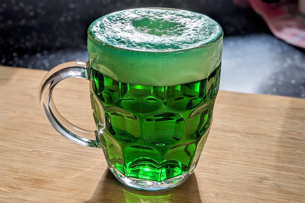 The Green, Green Beer of Home
